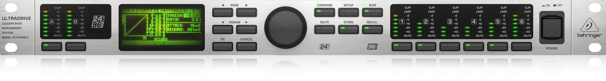 Аудио процессор BEHRINGER DCX2496 LE