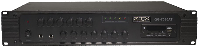 Микшер-Усилитель ZTX audio QG-7080AT