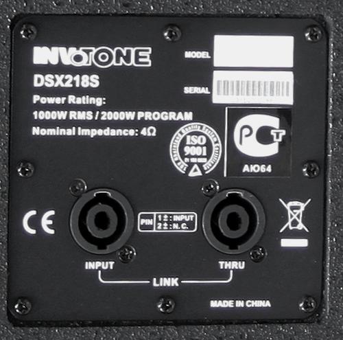 Сабвуфер Пассивный Invotone DSX218S