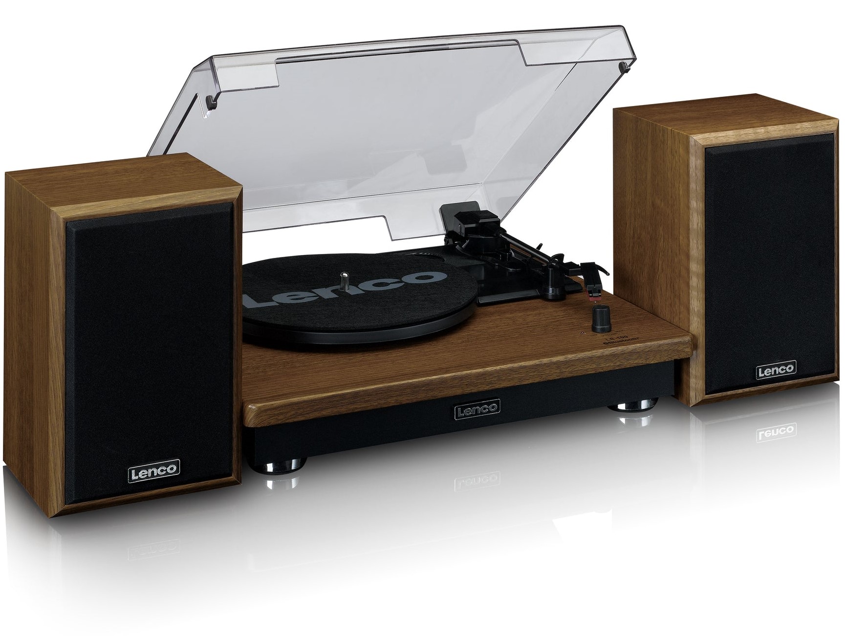 Виниловый проигрыватель Lenco LS-100 Wood