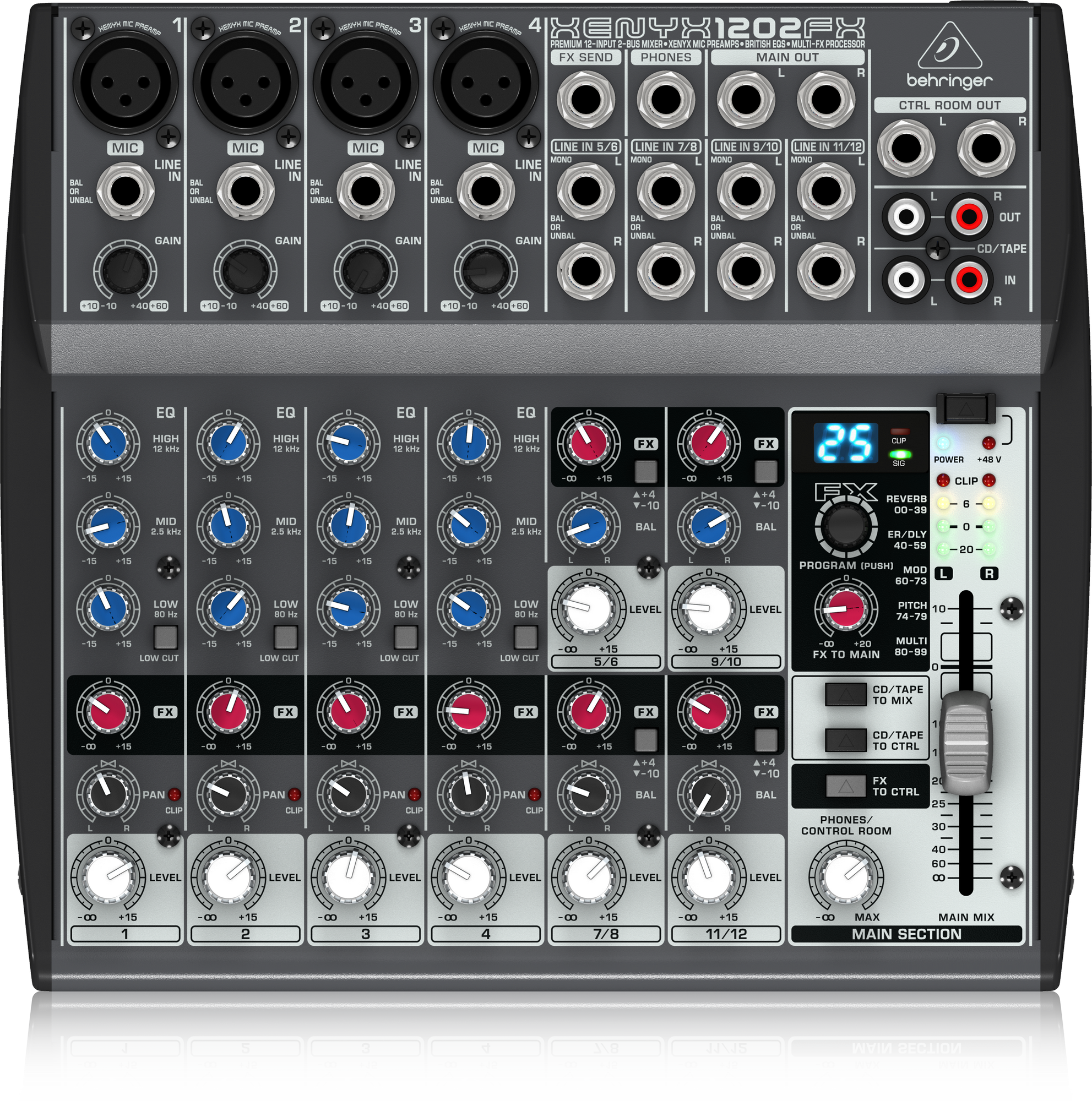 Микшер аналоговый Behringer XENYX 1202FX
