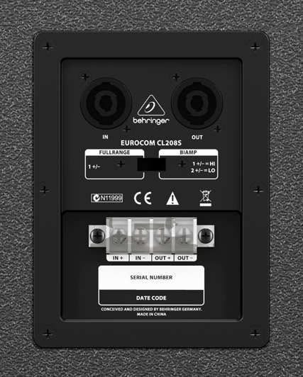 Сабвуфер Пассивный Behringer Eurocom CL208S