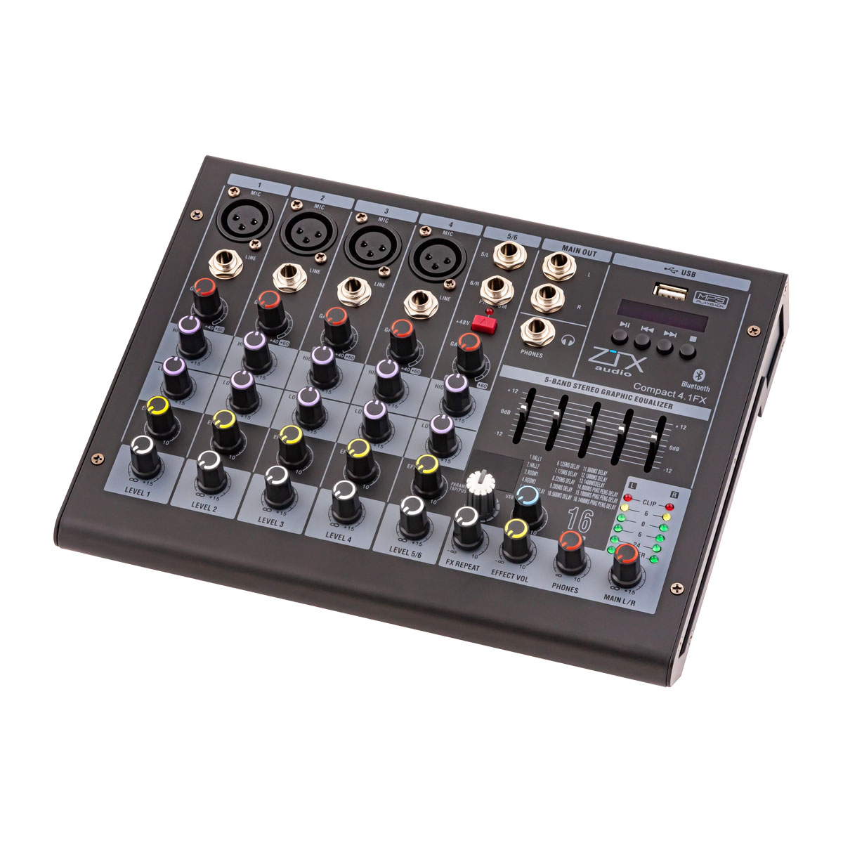 Микшер аналоговый ZTX audio Compact 4.1Fx