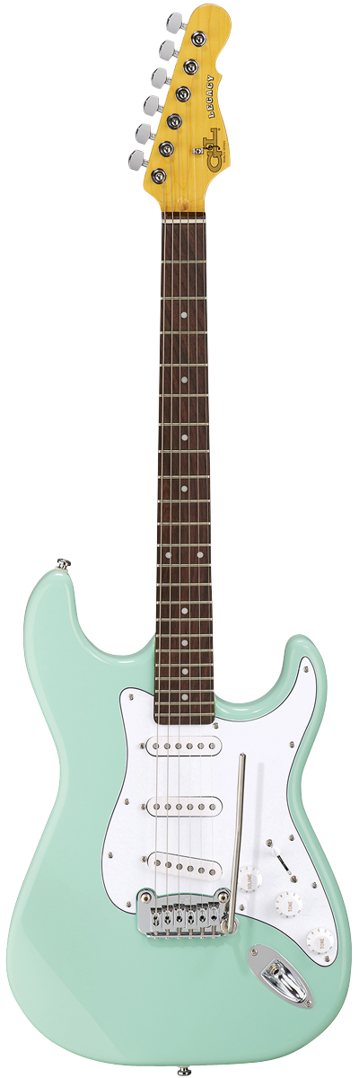 Электрогитара G&L Tribute Legacy Surf Green Jatoba