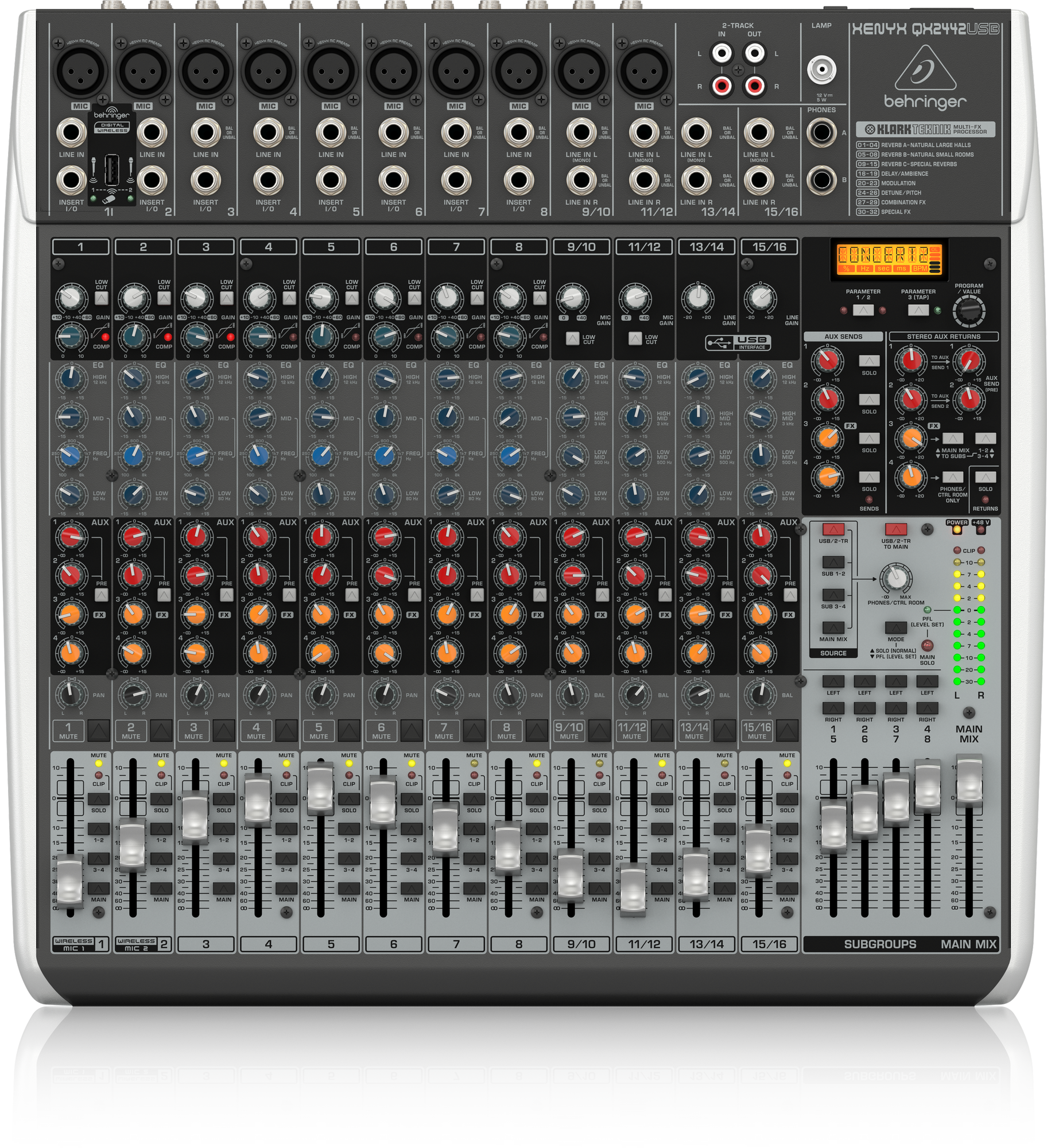 Микшер аналоговый Behringer XENYX QX2442USB