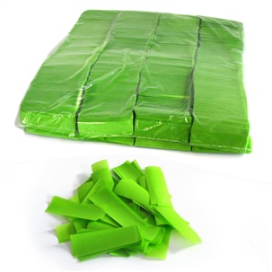 Конфетти бумажное 17х55 мм Светло-зеленое