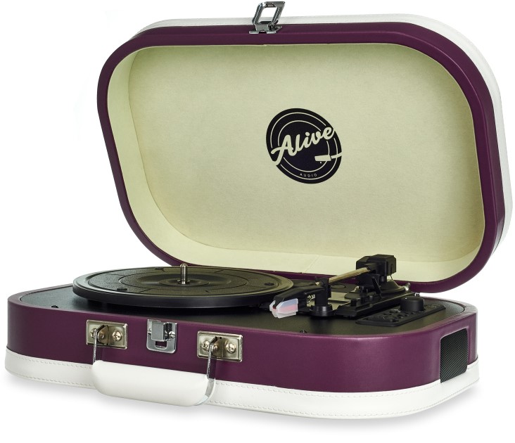Виниловый проигрыватель Alive Audio VINTAGE VNT-02-BN Blueberry Nights