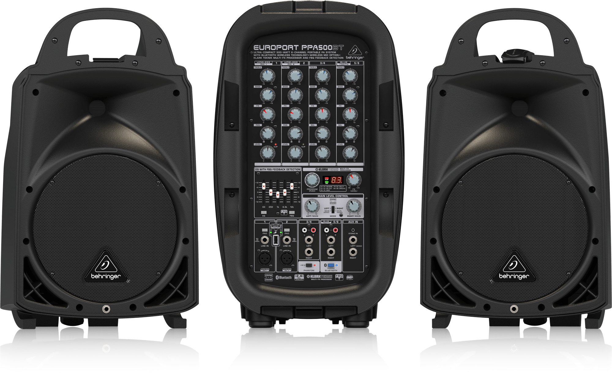 Звукоусилительный комплект Behringer PPA500BT