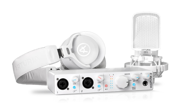 Студийный комплект Arturia MiniFuse Recording Pack White