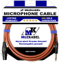 Микрофонный кабель MUZKABEL XJSMK5B - 3 метра, JACK (моно) - XLR (мама)