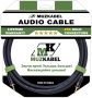 Аудио кабель MUZKABEL MFXMK1B - 1 метр, MINI JACK (3.5) - MINI JACK (3.5)