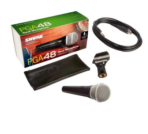 Микрофон вокальный SHURE PGA 48-QTR-E