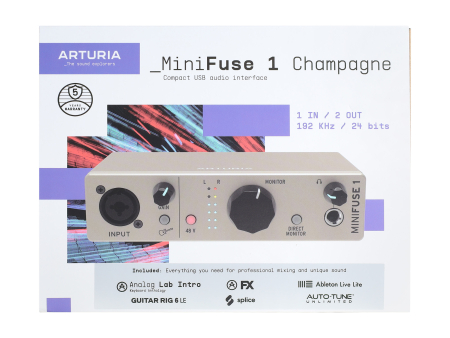 Звуковая карта Arturia MiniFuse 1 Champagne