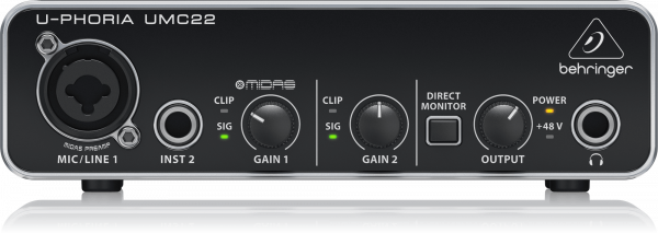 Звуковая карта Behringer UMC22