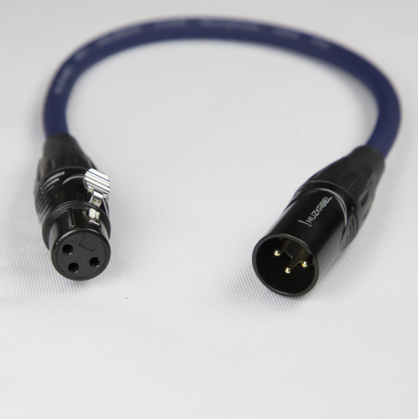 Патч-кабель MUZKABEL XXFMK1SP - 0.2 метра, XLR - XLR