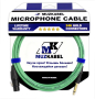 Микрофонный кабель MUZKABEL IIKXGM2 - 15 метров, JACK (моно) - XLR (мама)