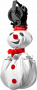 Подвесная Конфетти Машина Global Swirl Snowman (снеговик)