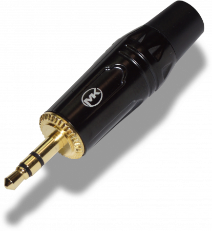 Разъем mini-jack (stereo) MUZKABEL MJM-3G B