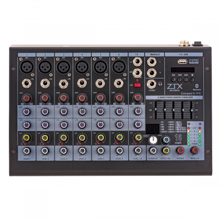 Микшер аналоговый ZTX audio Compact 6.1Fx