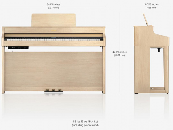 Цифровое пианино Roland HP702 WH