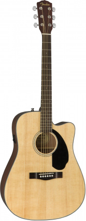 Электроакустическая гитара FENDER CD-60SCE DREAD Nat WN