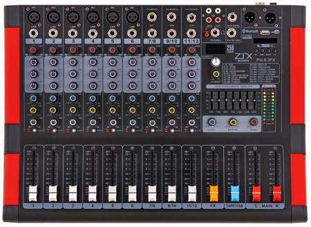 Микшер аналоговый ZTX audio Pro 6.3Fx