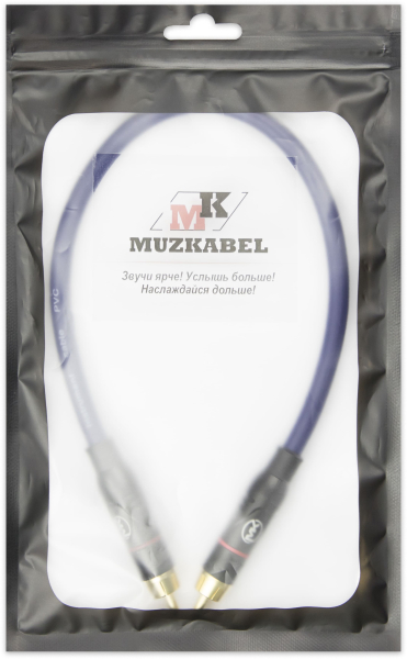 Патч-кабель MUZKABEL RSFIK4SP - 0.15 метра, RCA – RCA (Красное кольцо)