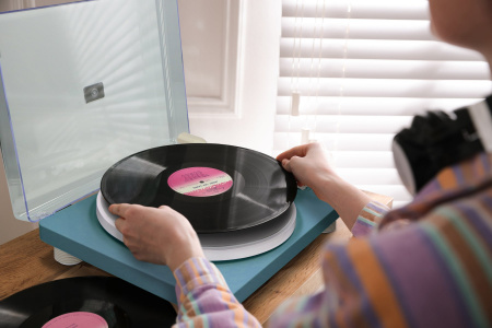 Виниловый проигрыватель Lenco LS-50 Turquoise