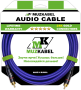 Аудио кабель MUZKABEL RRFMK1V - 1 метр, RCA – RCA