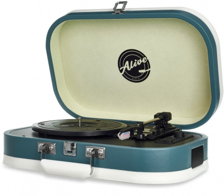 Виниловый проигрыватель Alive Audio VINTAGE VNT-02-CW Cold Wave