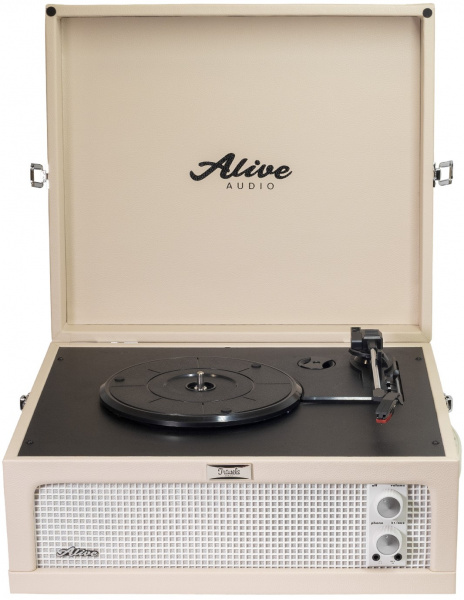 Виниловый проигрыватель Alive Audio TRAVELS TRV-07-IV Ivory