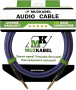 Аудио кабель MUZKABEL BZMK5N - 2 метра, JACK (стерео) - JACK (стерео)