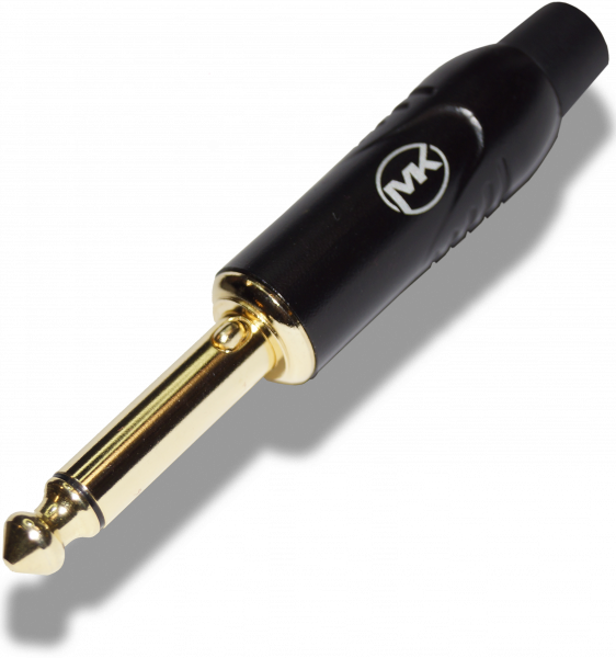 Разъем Jack (mono) MUZKABEL MJ-2G Switch BK