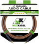 Аудио кабель MUZKABEL RCXMK5B - 1 метр, RCA - RCA