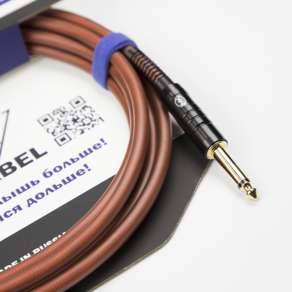 Микрофонный кабель MUZKABEL XJSMK5B - 3 метра, JACK (моно) - XLR (мама)