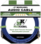 Аудио кабель MUZKABEL MFXMK1S - 1 метр, MINI JACK (3.5) - MINI JACK (3.5)
