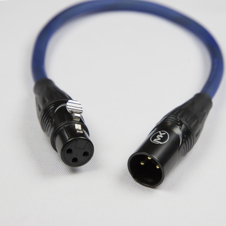 Патч-кабель MUZKABEL XXSMK5NP - 0.1 метра, XLR - XLR