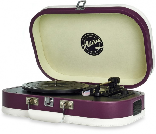 Виниловый проигрыватель Alive Audio VINTAGE VNT-02-BN Blueberry Nights