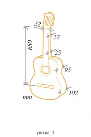 Гитара классическая Perez 630 Cedar