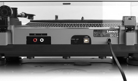 Виниловый проигрыватель Lenco L-3808 Matt grey