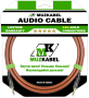 Аудио кабель MUZKABEL MNXMK5B - 1 метр, MINI JACK (3.5) - MINI JACK (3.5)