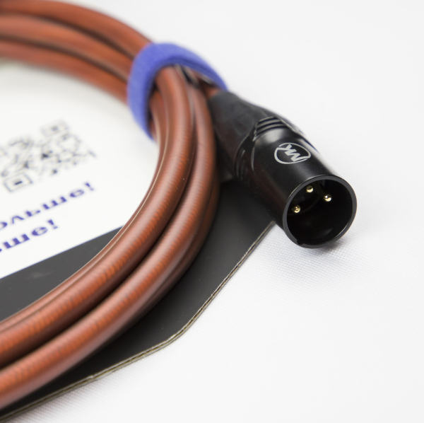 Микрофонный кабель MUZKABEL XXSMK5B - 3 метра, XLR - XLR