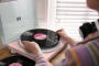 Виниловый проигрыватель Lenco LS-50 Pink
