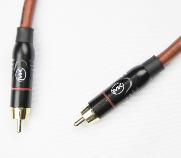 Патч-кабель MUZKABEL RCXMK5BP - 0.15 метра, RCA – RCA (Красное кольцо)