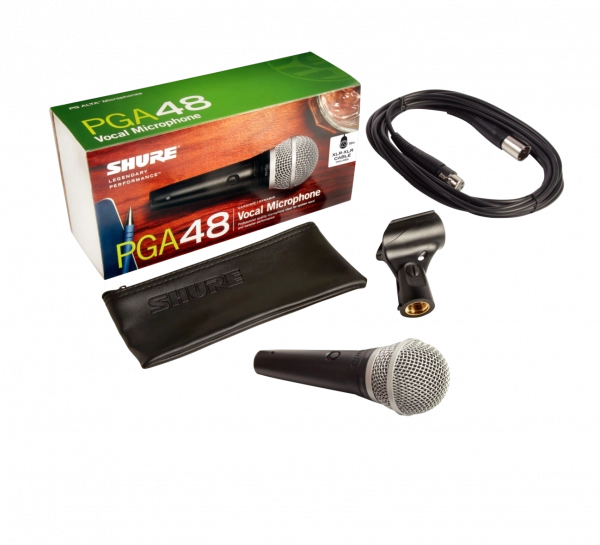 Микрофон вокальный SHURE PGA 48-XLR-E