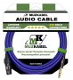 Аудио кабель MUZKABEL BFJMK1V - 15 метров, XLR (мама) - JACK (стерео)