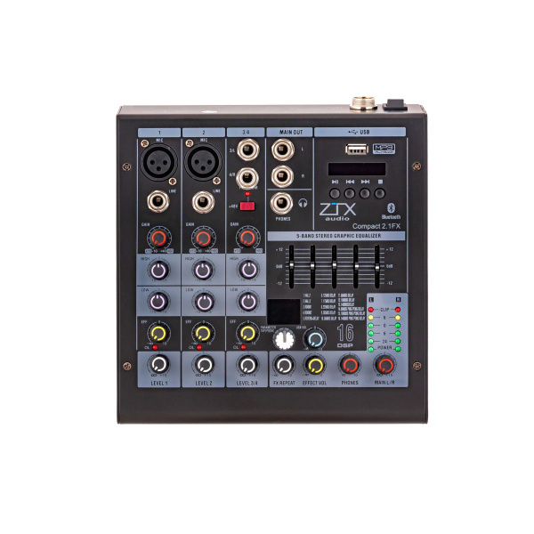 Микшер аналоговый ZTX audio Compact 2.1Fx