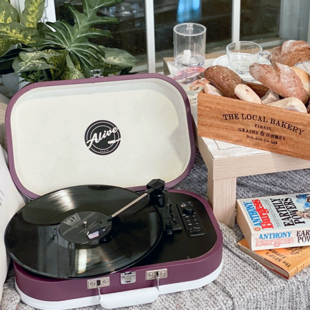 Виниловый проигрыватель Alive Audio VINTAGE VNT-02-BN Blueberry Nights