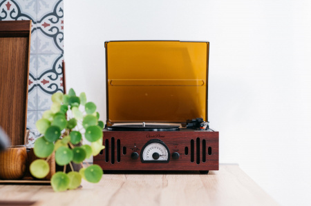 Виниловый проигрыватель Lenco TT-43 Walnut